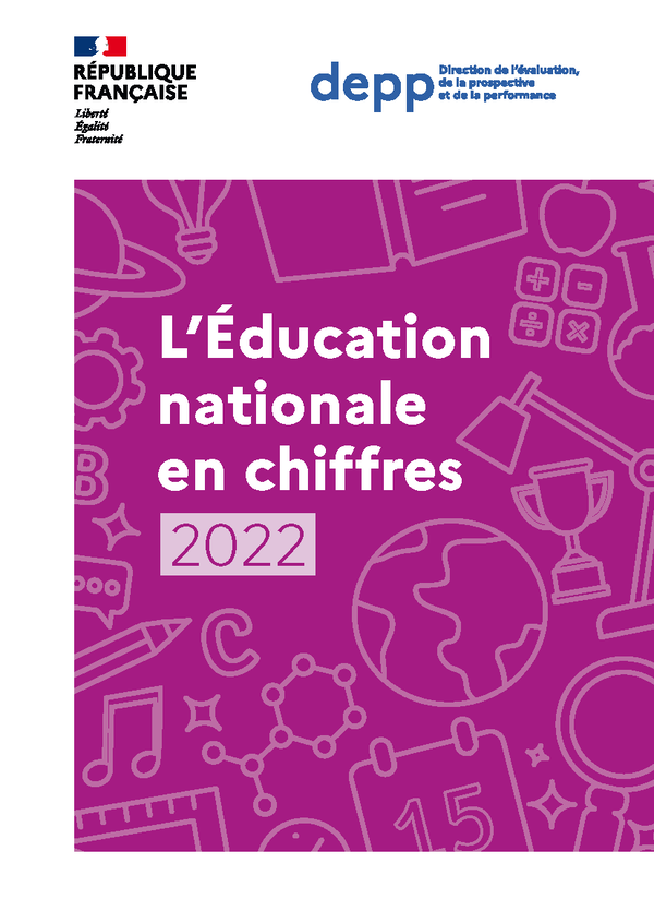 L'éducation Nationale En Chiffres, édition 2022 | Ministère De L ...